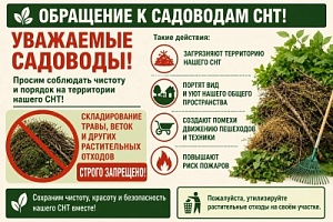 Чистота и порядок в СНТ "Железнодорожник"